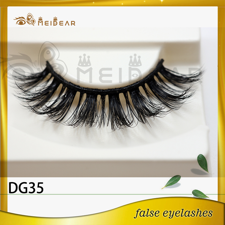 Distribute hot selling natural looking 3d faux mink eyelashes